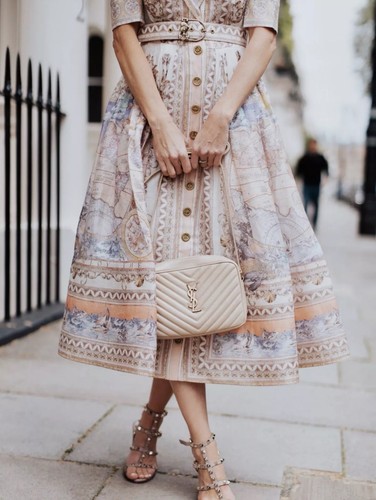 Jupe Maxi Zimmermann High Tide Odyssey - Taille S, Multicolore, En Lin - Neuf Avec étiquettes