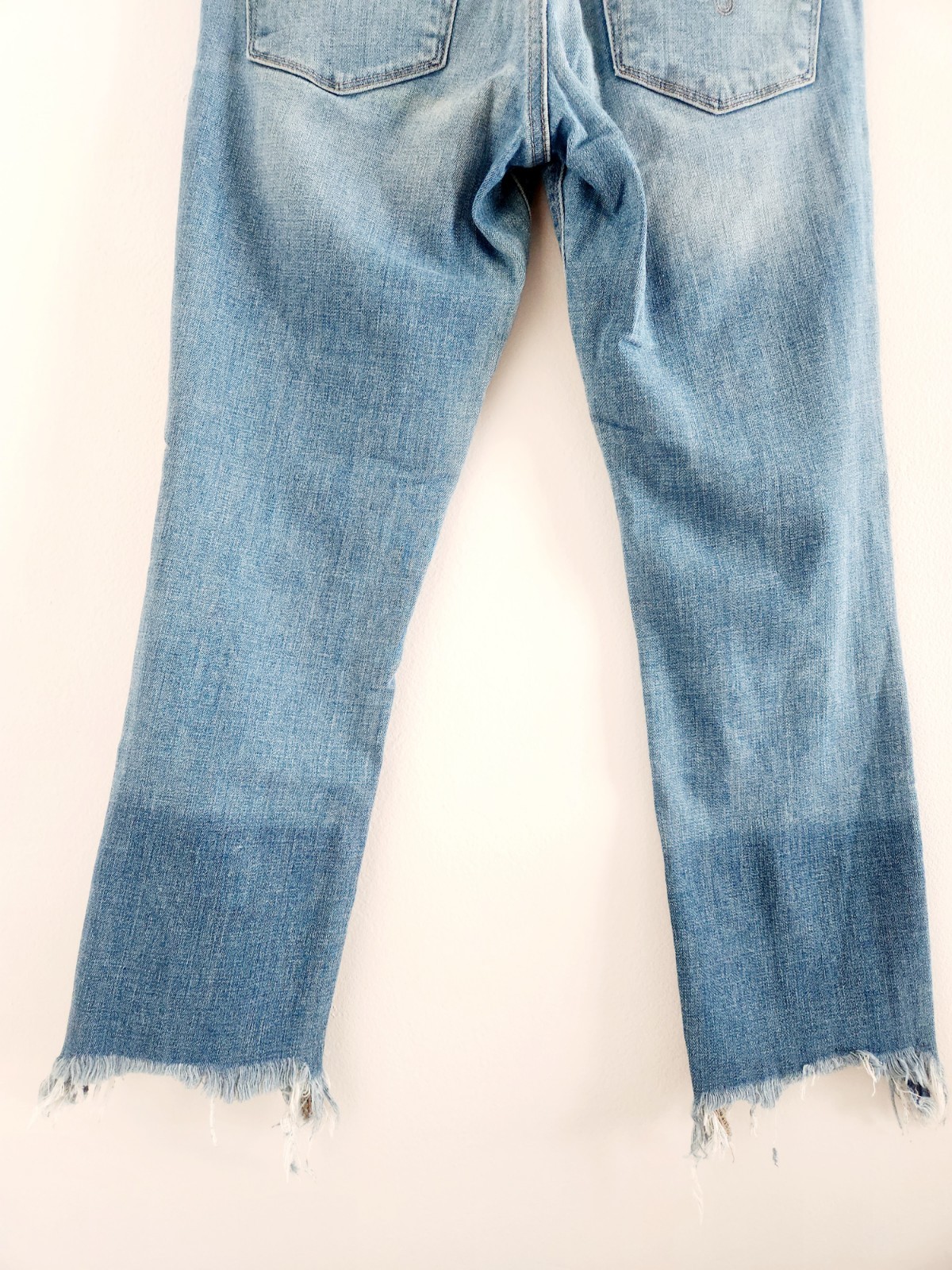 Women's Lucky Brand Lolita Crop Raw Hem Blue Jeans Size 2/26