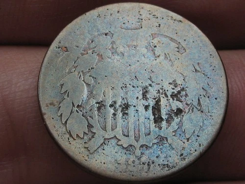 1872-P Two Cent Piece — photo from the most recent tracked eBay sale