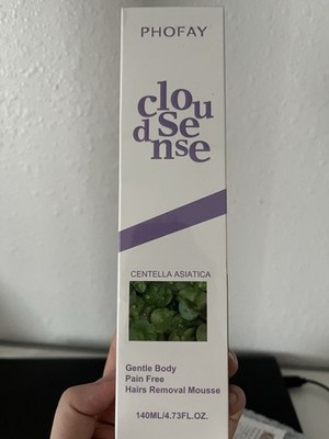 PHOFAY CloudSence Gentle Pain Free Hair Removal Mousse Aloe Vera 140mL