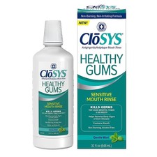 Oral Mouthwash for Healthy Gums, Gentle Mint Flavor, 32 Ounce Large Bottle