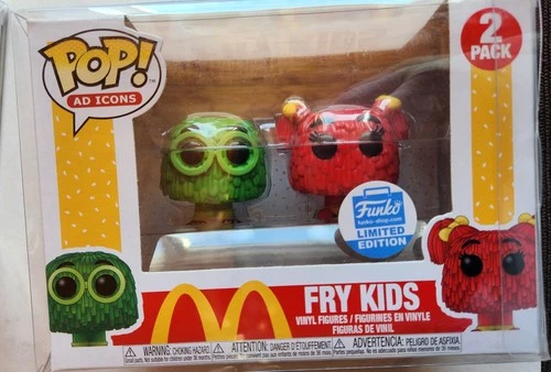 Funko Pop! AD Icons Fry Kids 2 Pack Vinyl Figure Limited Edition NIP W/Case