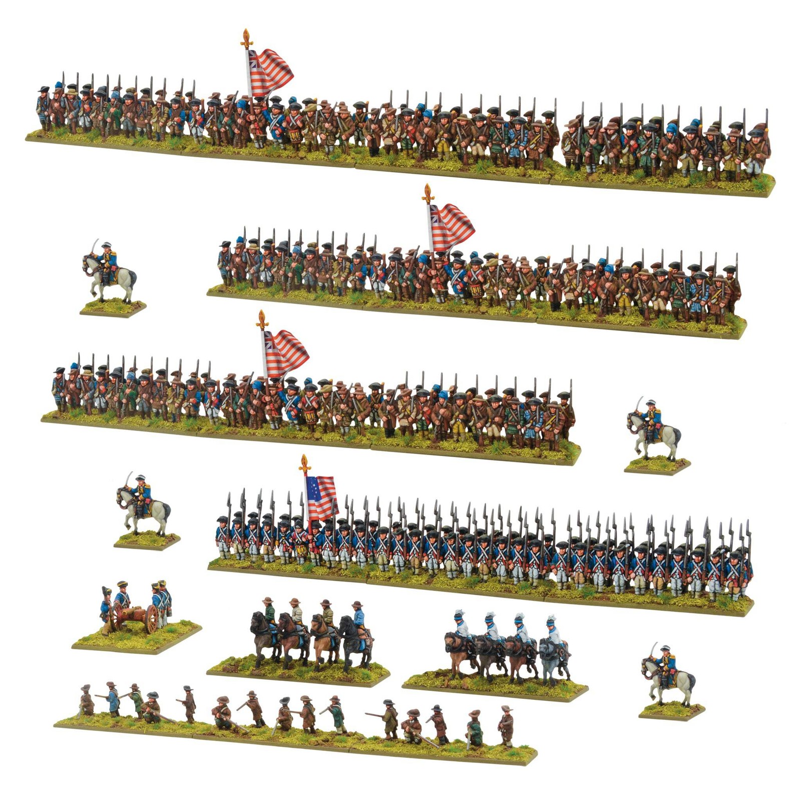 Black Powder Epic Battles: Revolution! - Continental Army Brigade - Warlord Game