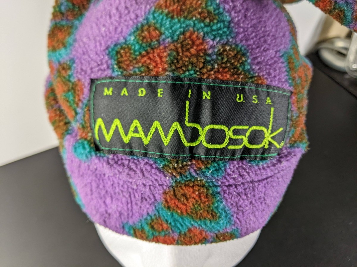 Vintage 90s MAMBOSOK Fleece Hat Beanie, Made in USA | eBay