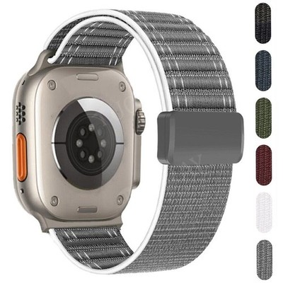 Nylon Loop Armband für Apple Watch Serie 11 10 9 8 7 6 5 4 SE 3 Ultra 2 38-49mm