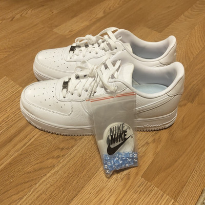 Nike Air Force 1 Nocta Low Top Sneaker Herren Weiß Leder EU 46