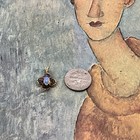 Antique 14K Genuine Opal Pendant — photo 5