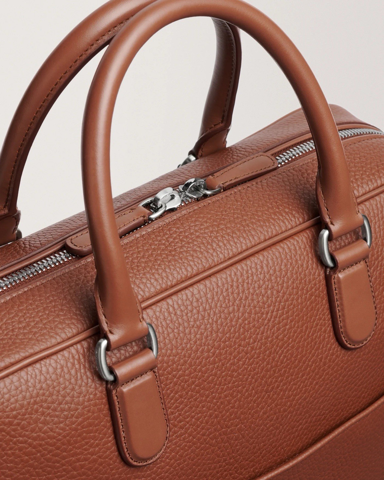 Carl Friedrik Dunloe Briefcase — Chestnut Full-Grain Leather image 5