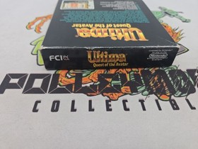 Ultima Quest of the Avatar NES Box + Game. No Manual 