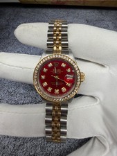 Rolex 26MM Lady-Datejust Two Tone Jubilee Custom Diamond Dial & Bezel - 6917