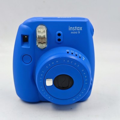 Instax Mini 9 Instant Kamera - Blau, Ungeprüft, Ohne Zubehör