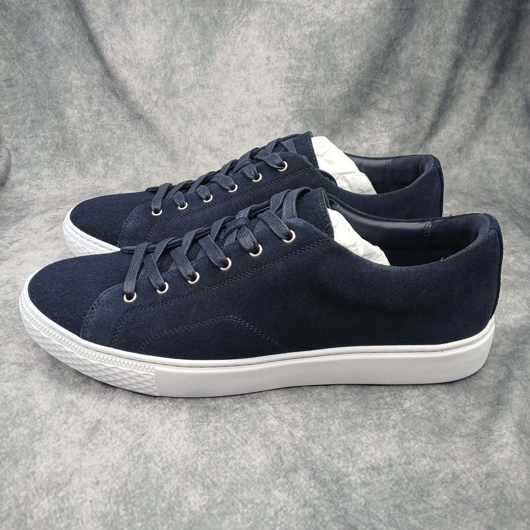 Polo Ralph Lauren Dunovin II Blue Suede Leather Shoes Men&rsquo;