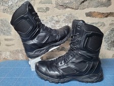 Magnum Vibram Sole Boots Elite Spider 8.0 Black Size Uk 12 Military Tactical E46