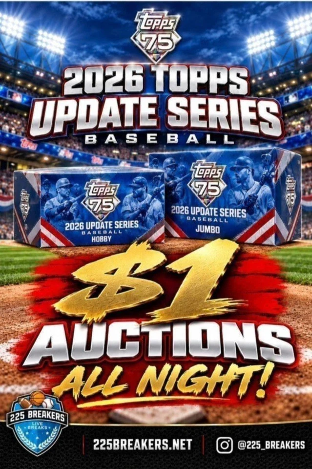 TOPPS UPDATE SERIES $1 AUCTIONS