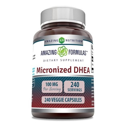 Amazing Formulas Micronized DHEA Supplement | 100 Mg | 240 Count (Pack of 1)