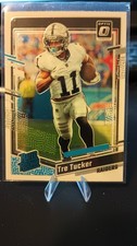 Tre Tucker Rated Rookie RC 2023 Donruss Optic Card #261 Las Vegas Raiders. rookie card picture