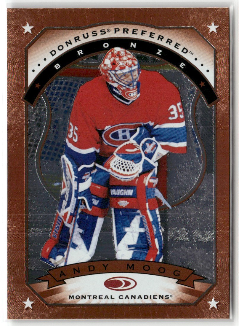 1997/98 Donruss Preferred Andy Moog Bronze Montreal Canadiens #113