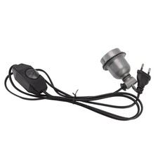 E27 Heating Lamp Socket Alloy Shell Standard Pet Heat Light Bulb Holder For