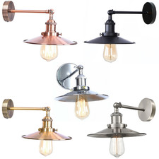 LED Wall Lamp Modern Indoor Industrial Flat Wall Light Sconce Bedroom Hallway UK