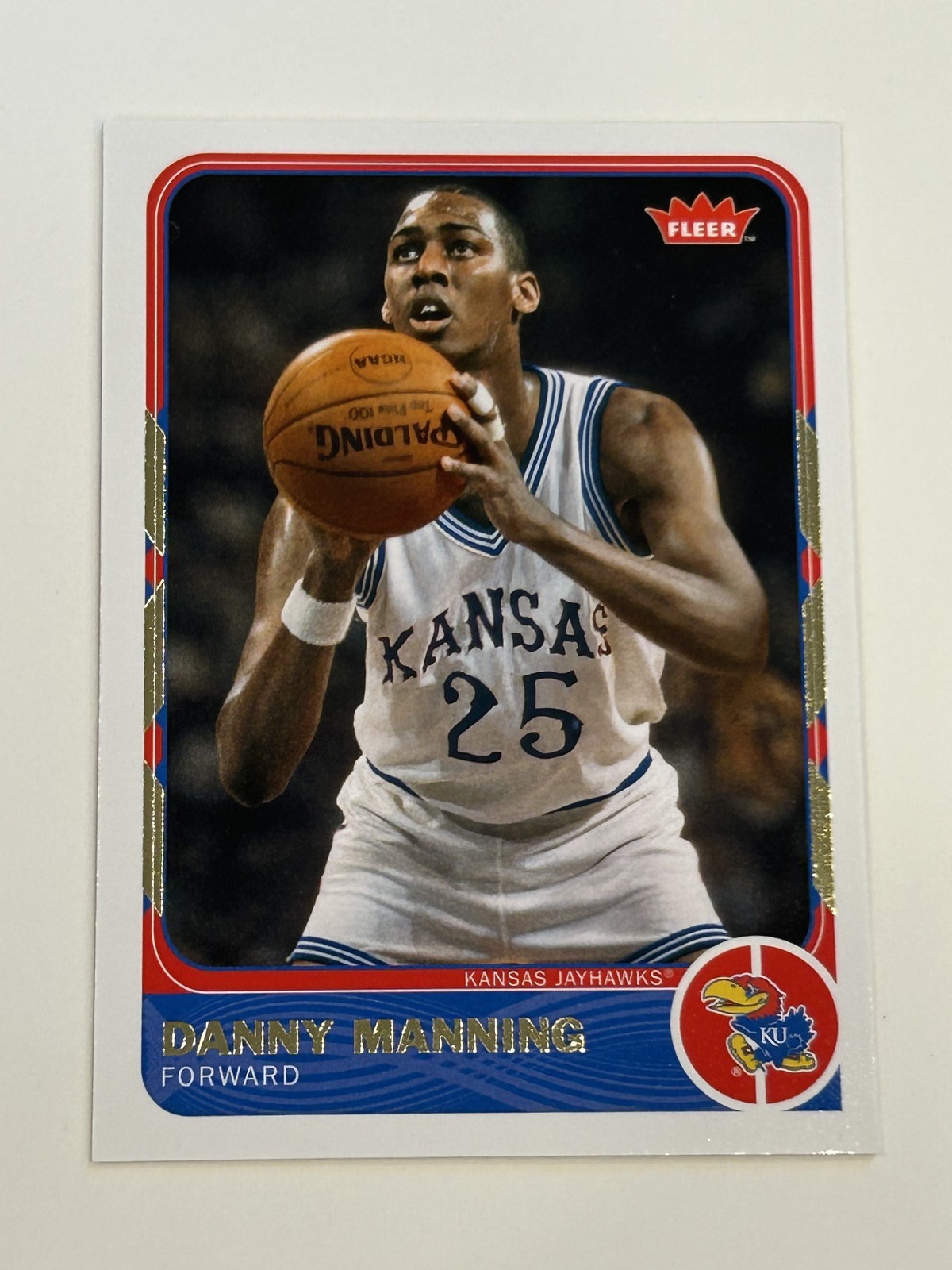 2011-12 Fleer Retro Basketball #34 - Danny Manning - Kansas Jayhawks