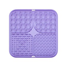 2-Pack Silicone Dog Lick Mat Slow Feeder with Suction Cups for Bath Grooming