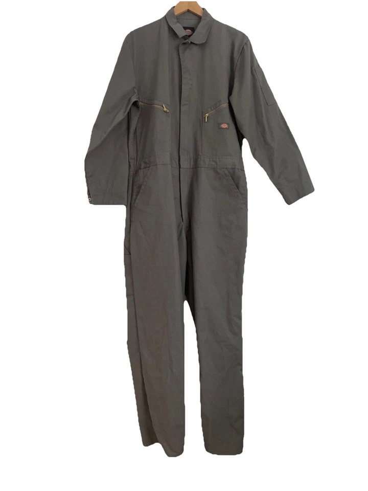 Dickies Men's Deluxe Blend Coverall Long Sleeve Jumpsuit Uniform Workwear 48799 - Image 3 of 4