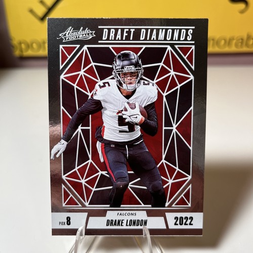 Drake London #DD-DLN 2024 Panini Absolute Draft Diamonds card