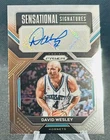 2022-23 Panini Prizm Sensational Signatures David Wesley Hornets Auto #DW
