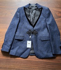 Giovanni Testi Navy Black Tuxedo- Jacket 44R and trousers 38R