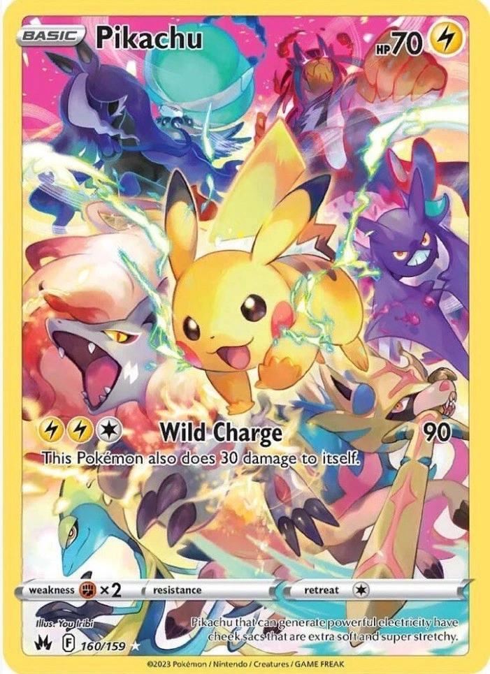 Pikachu 160/159 Crown Zenith for sale | eBay