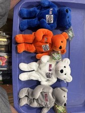 Nolan Ryan Salvino Bammer Bears SET of 4 NEW in unopened sealed bag in 1999