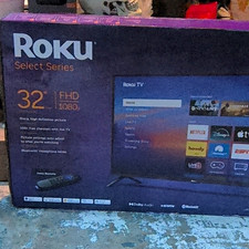 Roku Select Series 32in 32" LED 1080p FHD Smart TV Netflix HDMI Bluetooth Black
