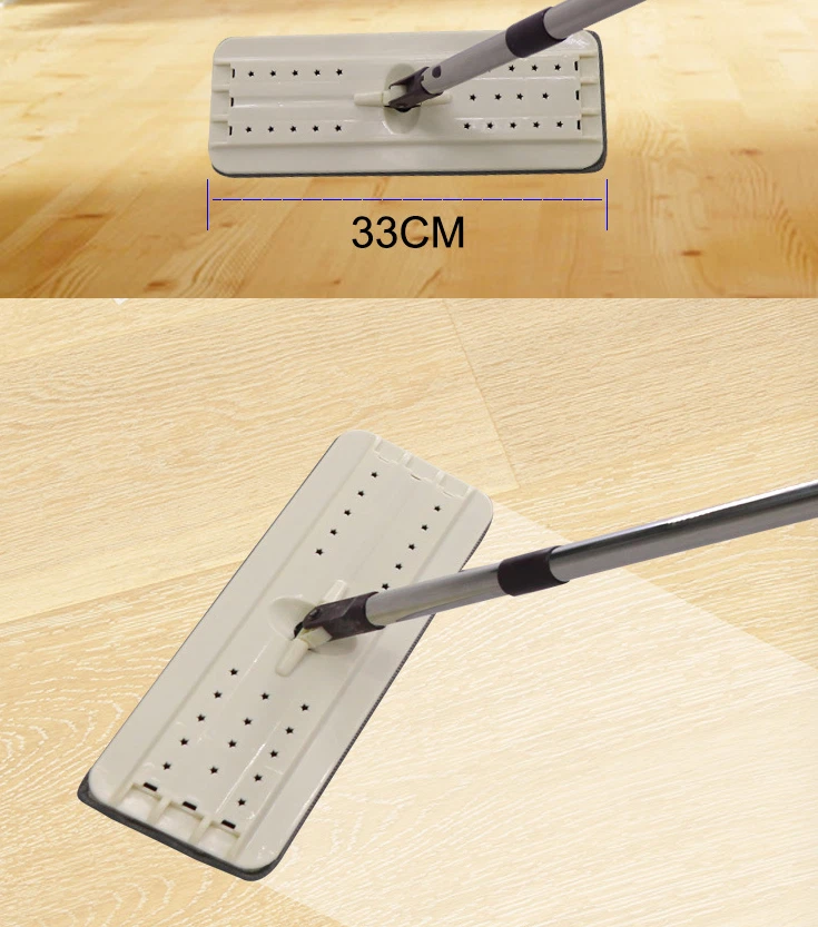 Cubo de fregona para lavar pisos exprimir fregonas perezosas cabezal hogar para limpiar pisos  Foto 3 de 4