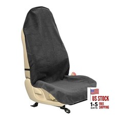 Waterproof Car Seat Cover Towel, Non-Slip Car Seat Protector for Gym Black