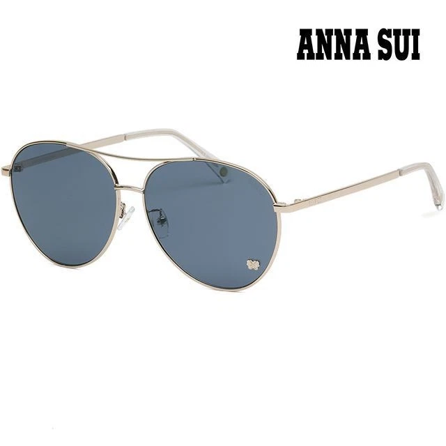Lunettes De Soleil Anna Sui - Noir - Monture Ronde - Catégorie 2
