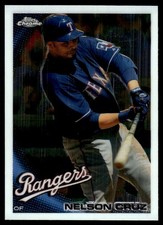 Nelson Cruz 2010 Topps Chrome #96 Rangers MLB READ FREE SHIPPING AutographDen