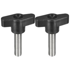2Pcs Metric 304 Stainless Steel Clamping Screw Knob T Shape Thumb Screws M8x30mm