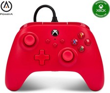 Image of PowerA Wired Controller for Xbox Series X|S, Xbox One & PC, Dual Rumble, Red