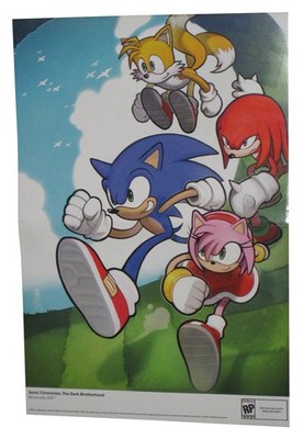 Nintendo Power Sonic The Hedgehog Chronicles Dark Bruderschaft Doppelseitig Post