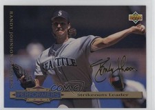 1994 Collector's Choice Top Performers Gold Foil Signature Randy Johnson HOF v9t