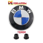78MM Kofferraum Heckklappe Emblem Abzeichen+ 2x Gummi Tüllen 51141970248 Für BMW