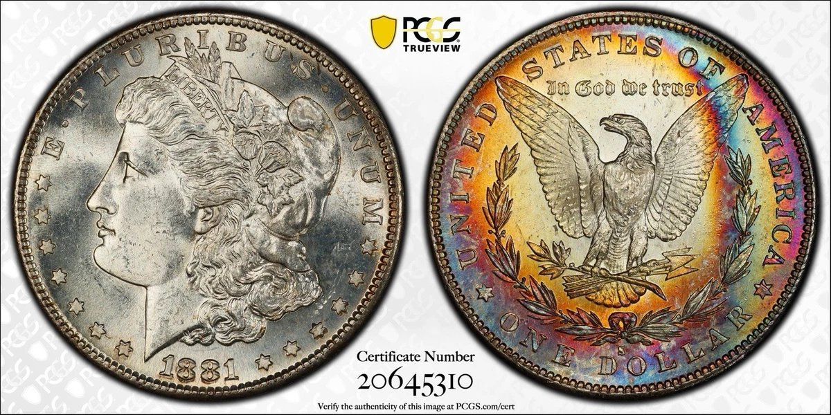 訳あり】1881-S $1 MS64 銀貨 PCGS認定 【公式通販】