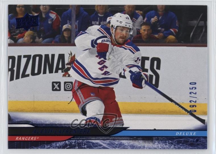2024-25 Upper Deck Series 1 Deluxe 92/250 Alexis Lafreniere #126 04py