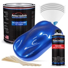 Productionshop High Gloss Daytona Blue Pearl Acrylic Enamel 1 Gallon Kit Productionshop High Gloss Daytona Blue Pearl Acrylic Enamel 1 Gallon Kit
