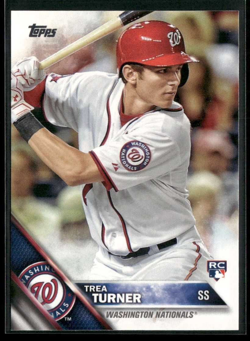 Trea Turner 2016 Topps #103 Rookie Card RC K9