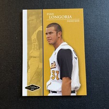 Evan Longoria 2006 06 Justifiable Rookie Card. rookie card picture