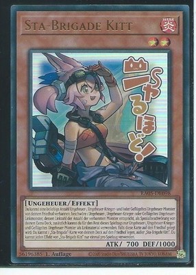 YU GI OH STA BRIGADE KITT  RA05-DE098 ULTRA RARE 1.AUFLAGE
