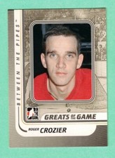 (1) ROGER CROZIER  2010-11  ITG # 179  BETWEEN THE PIPES  STARS OF GAME  (J5366)