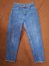 Vintage Levi's 550 Women's MIS S size10 28L Relaxed Fit Tapered Leg MADE IN USA