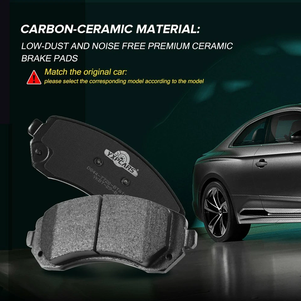 Pastilla de freno delantera cerámica para Land Rover LR2 Range Rover Volvo S60 S80 V70 XC7 Foto 4 de 4